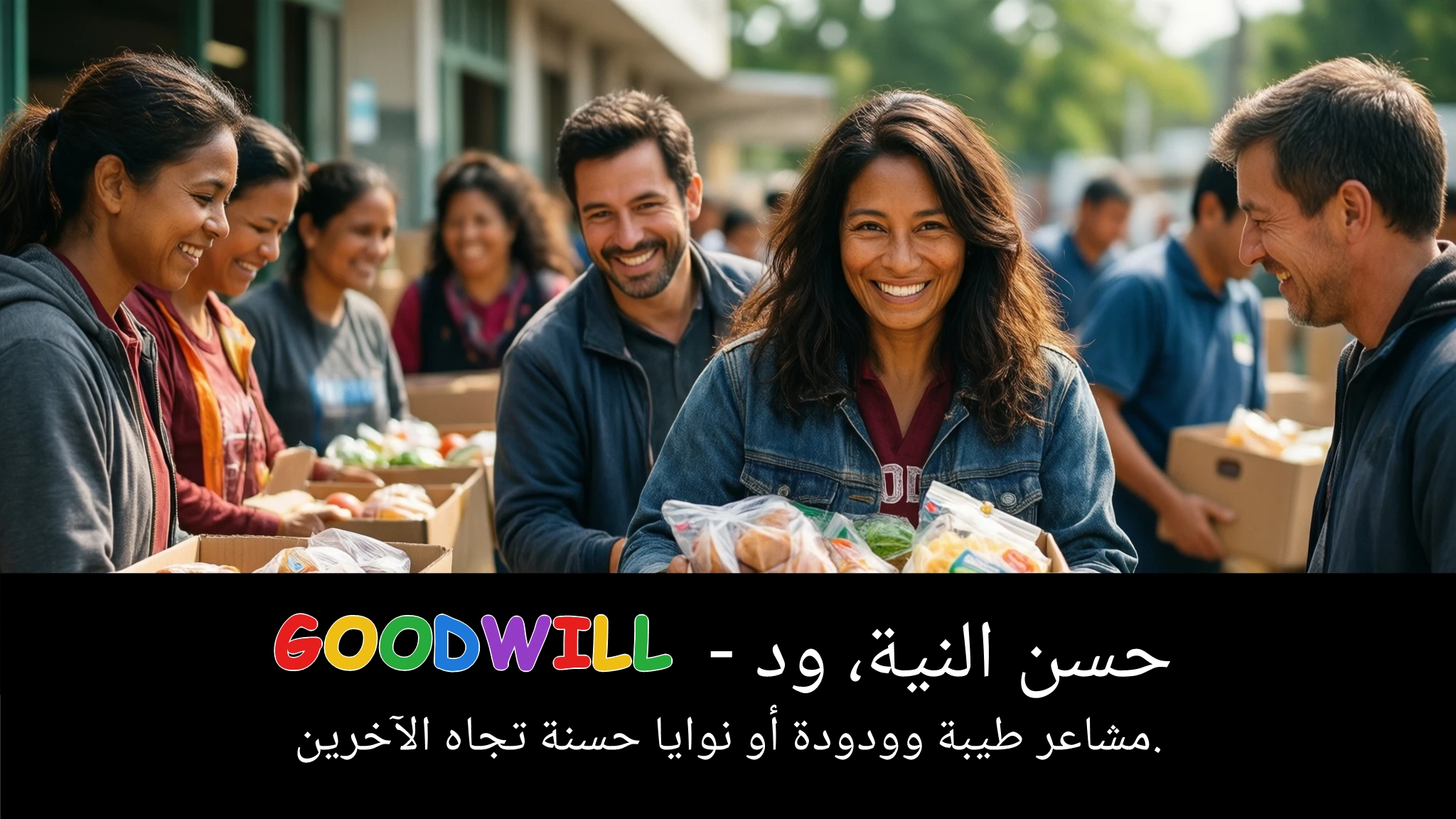 Arabic Illustration for goodwill